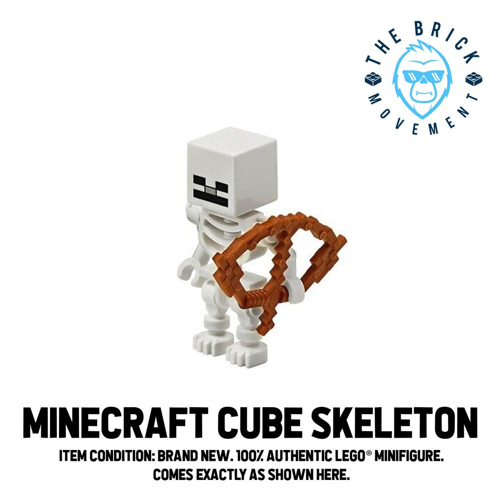 LEGO MINECRAFT Cube Skeleton Minifigure