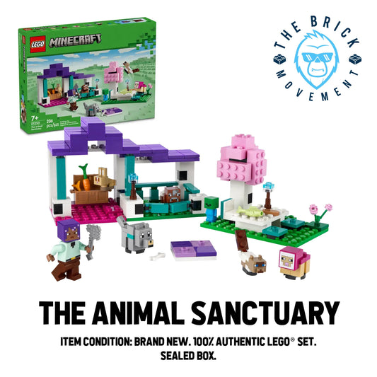 LEGO MINECRAFT 21253 The Animal Sanctuary Set