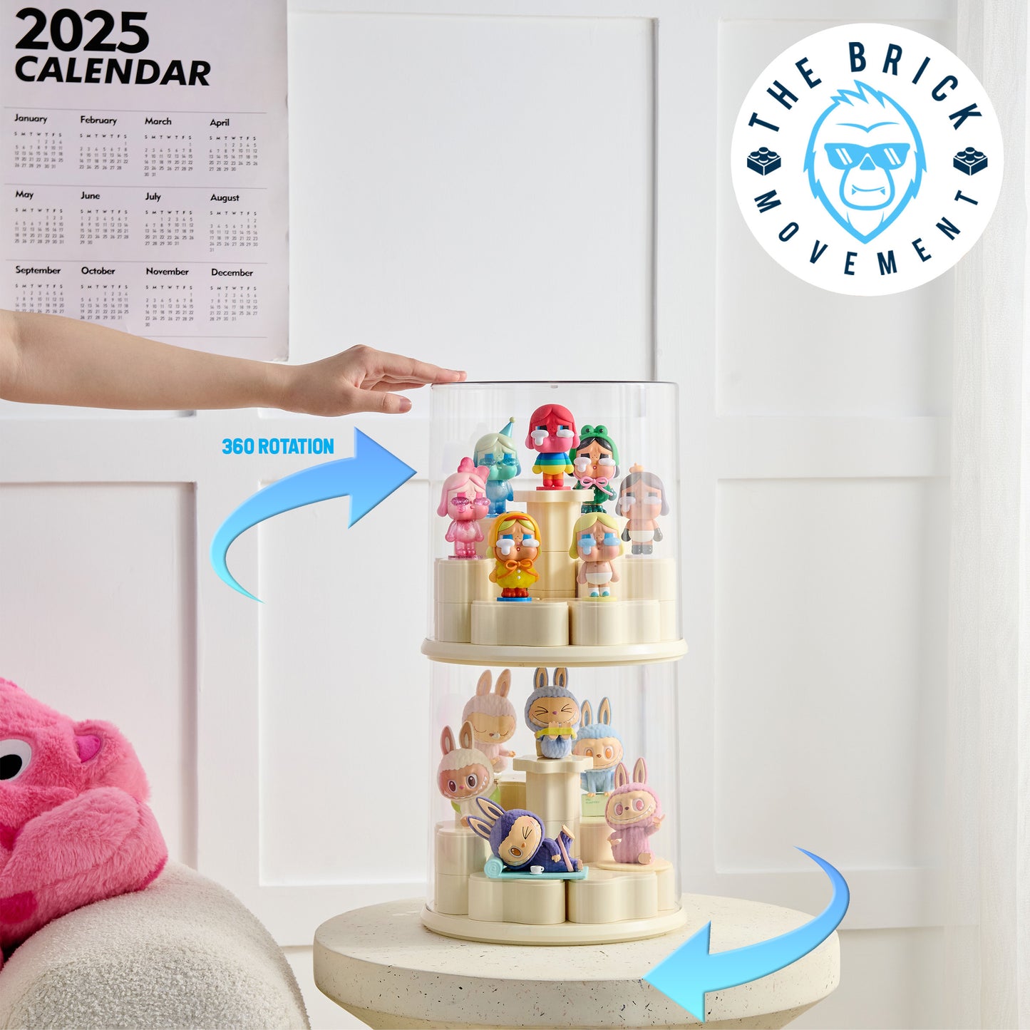 Rotating Podium Display Case