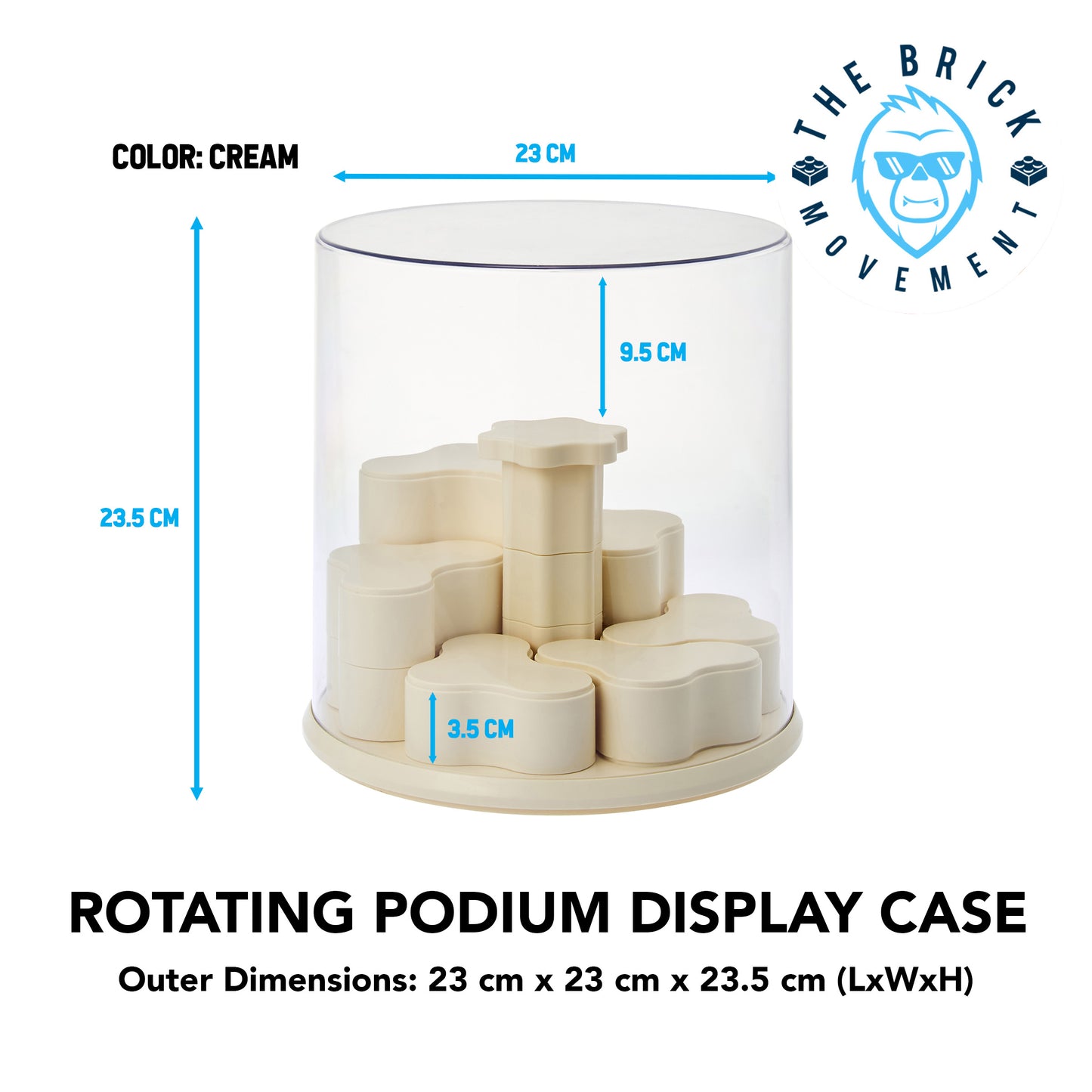 Rotating Podium Display Case