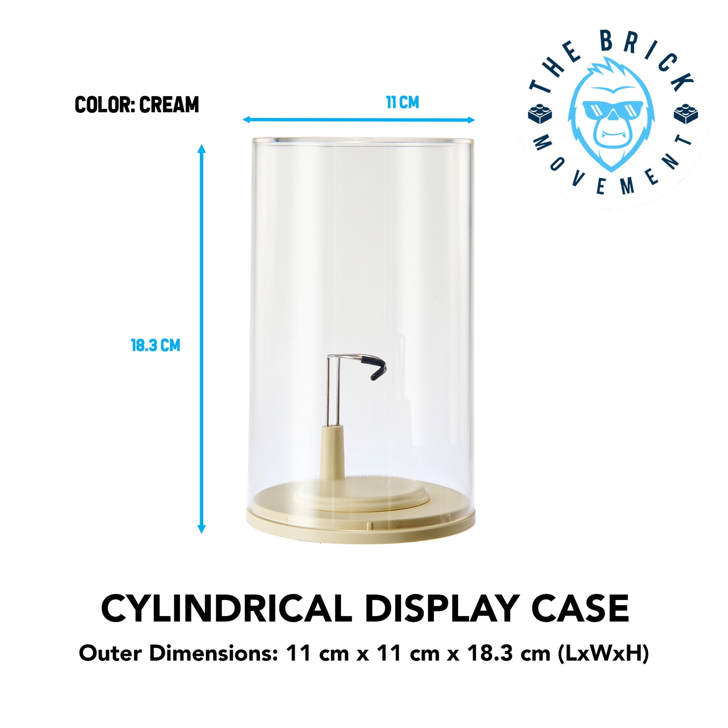 Cylindrical Display Case