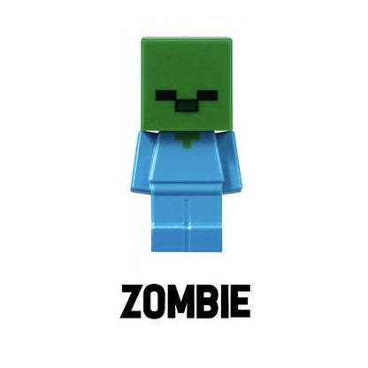 LEGO Minecraft Baby Zombie / Baby Zombie Pigman Minifigures