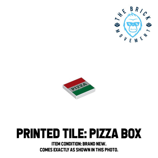 LEGO ACCESSORIES - FOOD - Printed Tile (Pizza Box)