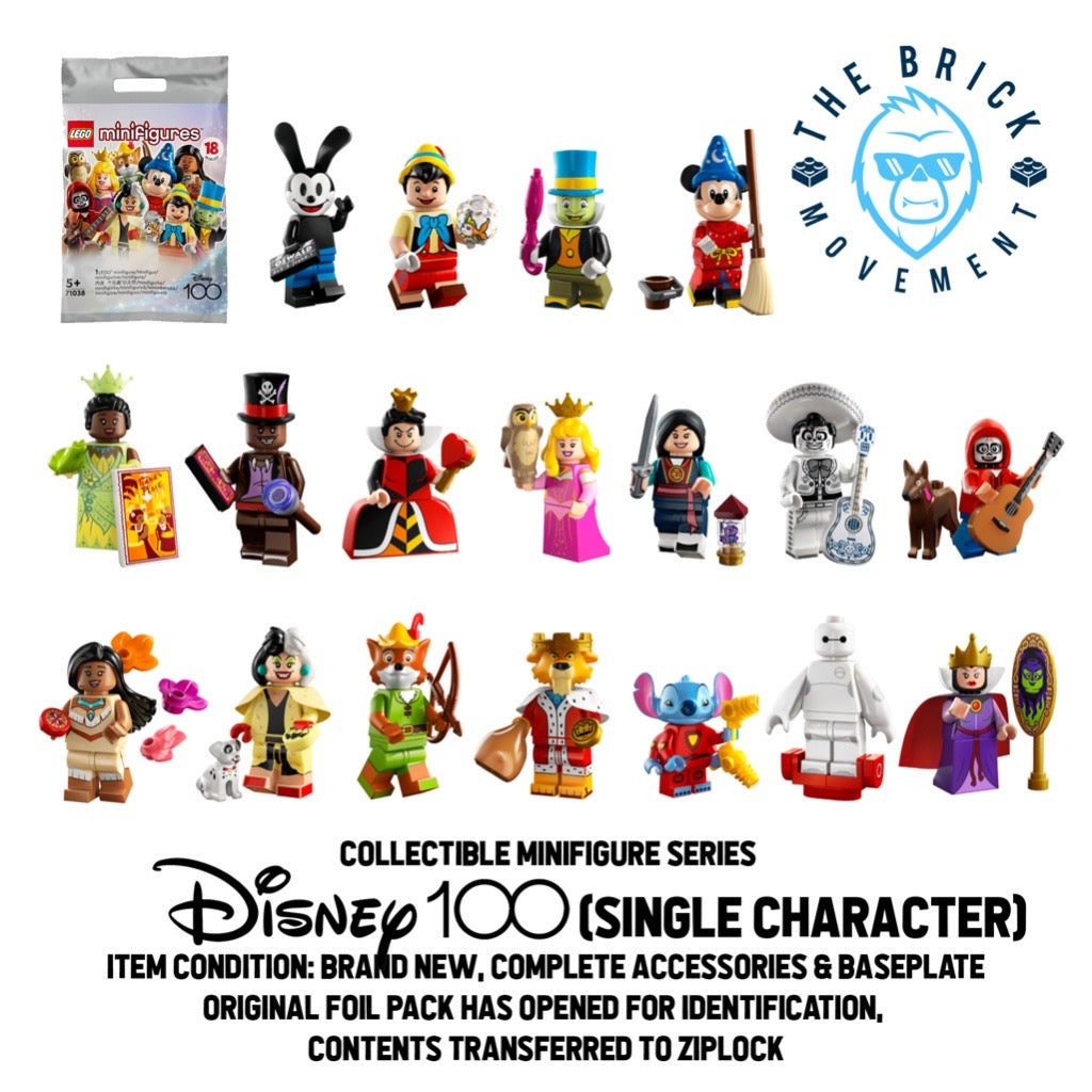 LEGO Collectible Minifigure Series DISNEY 100: Single Character Minifigure