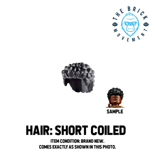 LEGO ACCESSORIES - MINIFIGURE HAIR - Medium Coiled