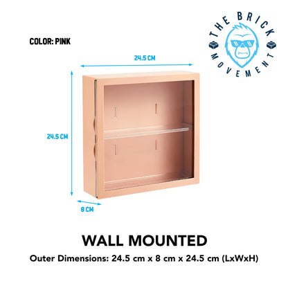 2-Layer Wall Mounted Display Case