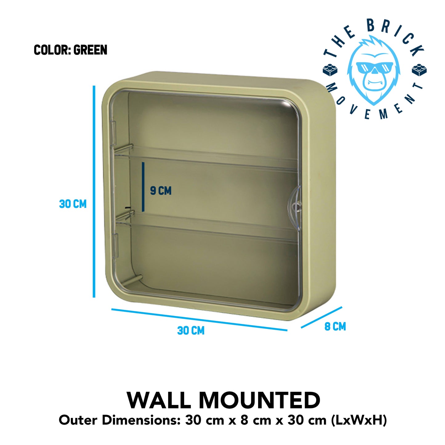 3-Layer Wall Mounted Display Case