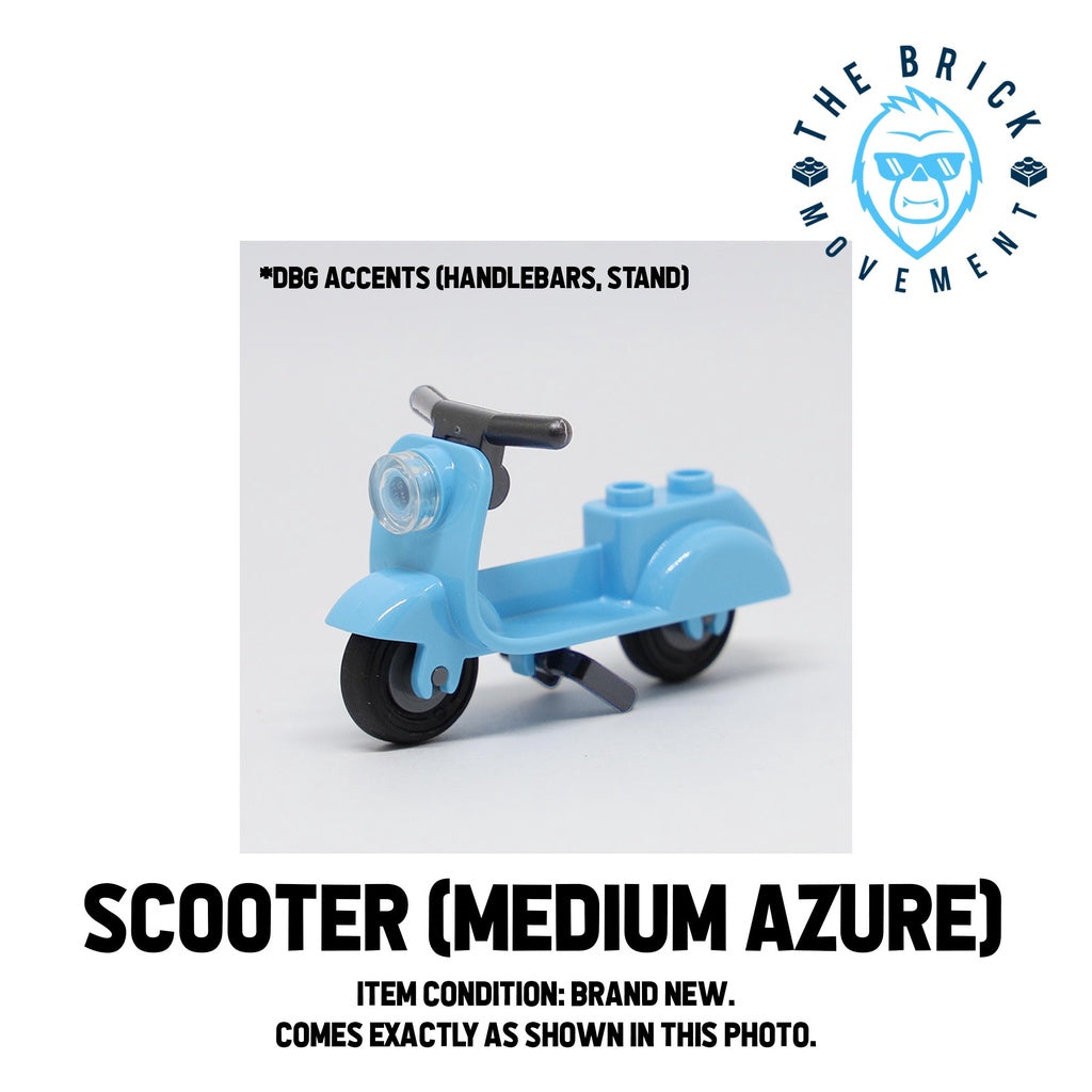 LEGO ACCESSORIES - BICYCLE - Scooter / Vespa (Medium Azure)