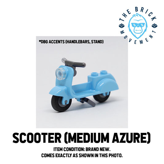 LEGO ACCESSORIES - BICYCLE - Scooter / Vespa (Medium Azure)