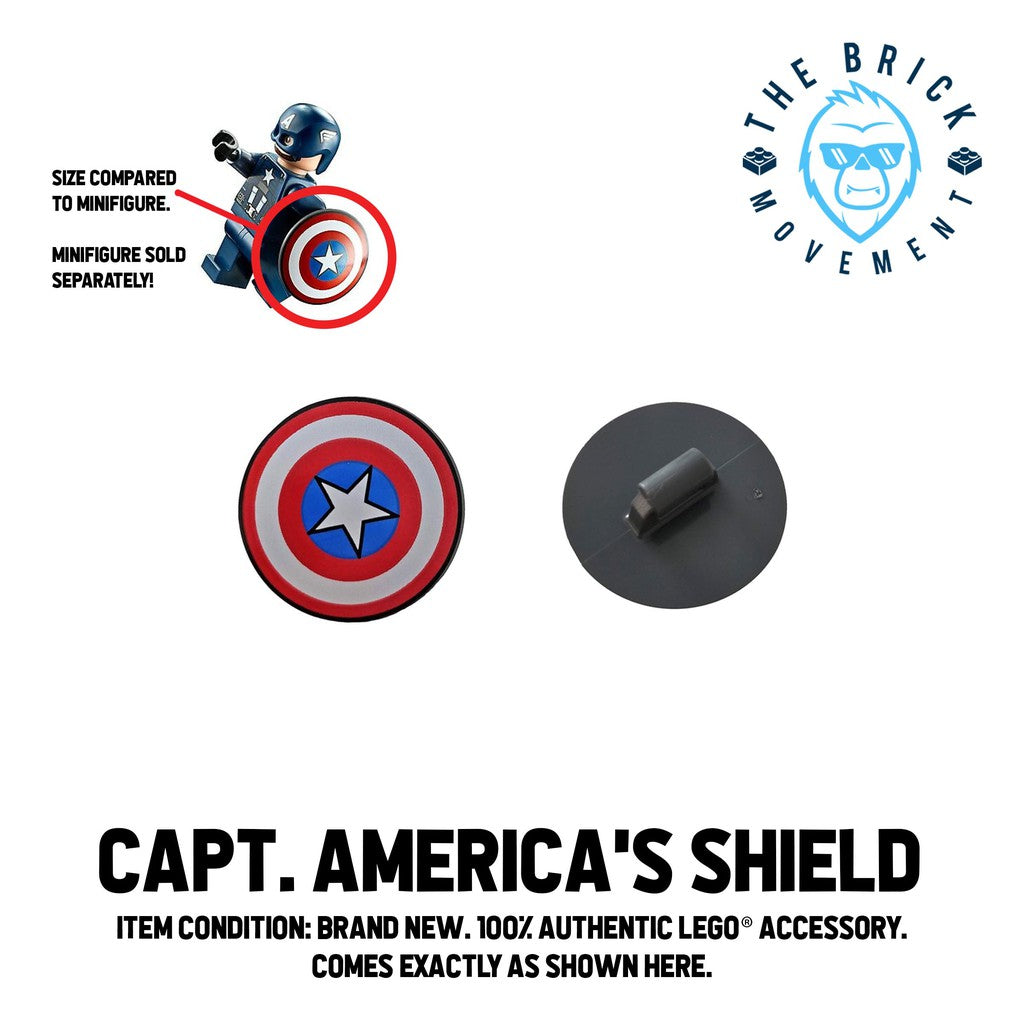 LEGO ACCESSORIES - WEAPON - MARVEL Captain America Shield