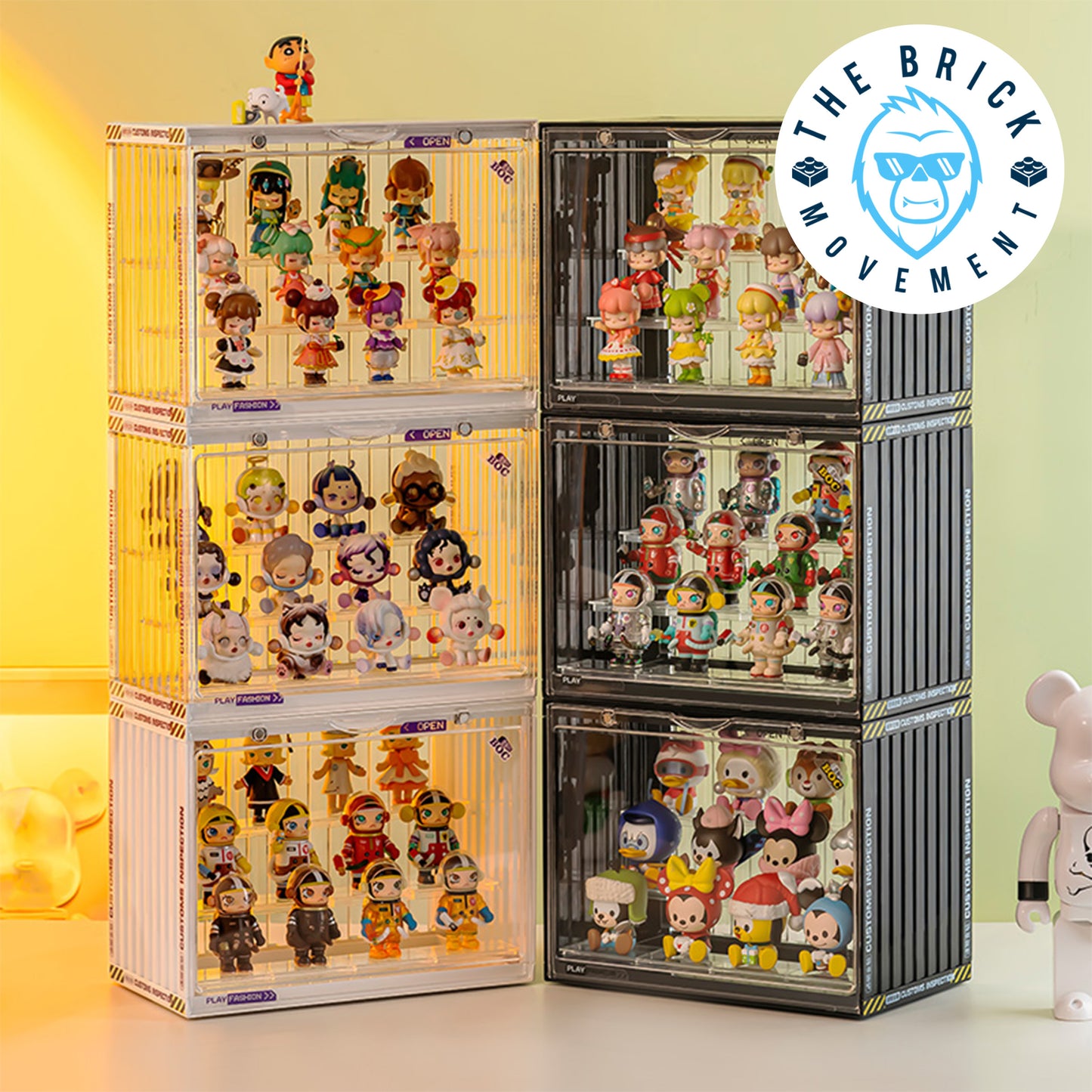 3-Layer/4-Layer Container Style Display Case