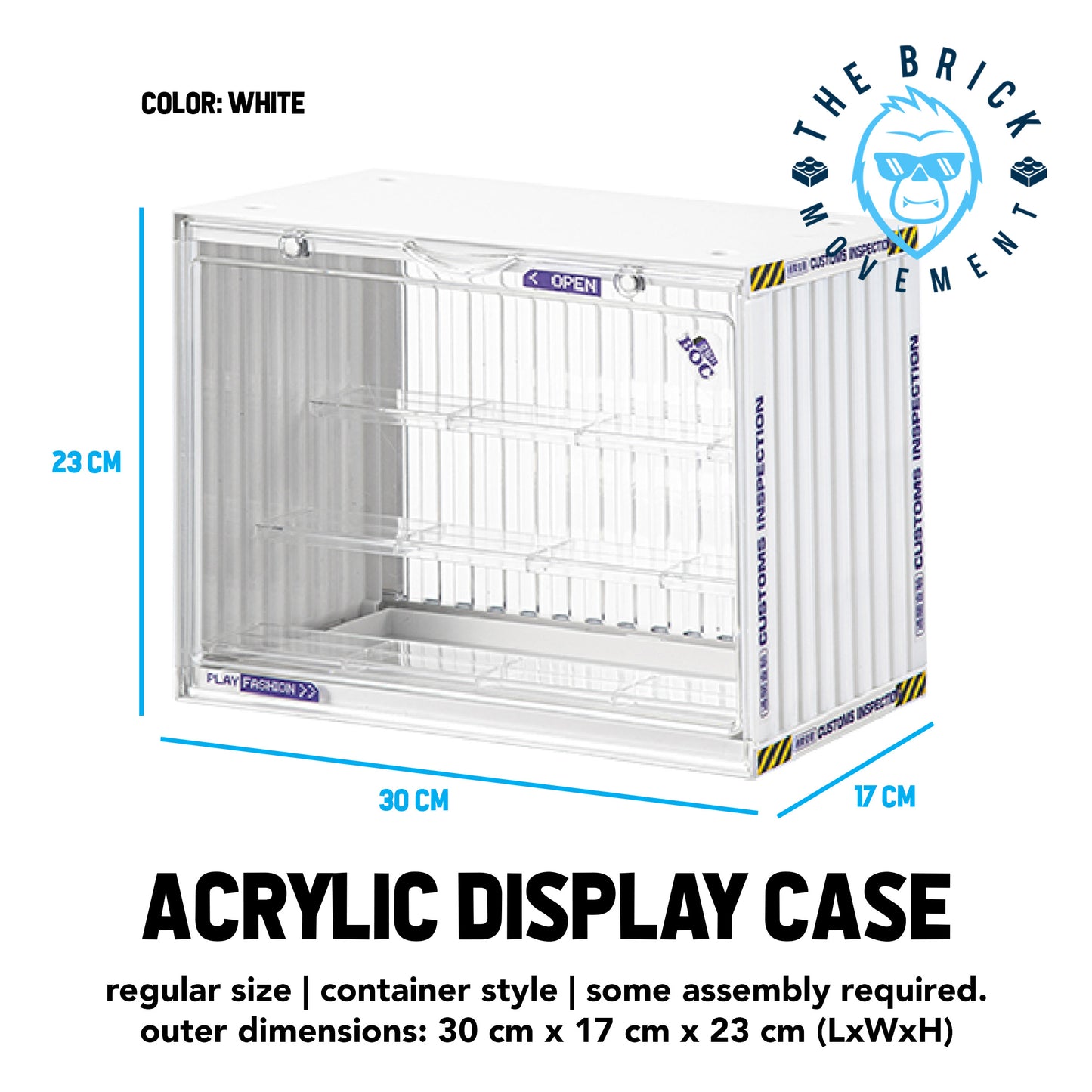 3-Layer/4-Layer Container Style Display Case