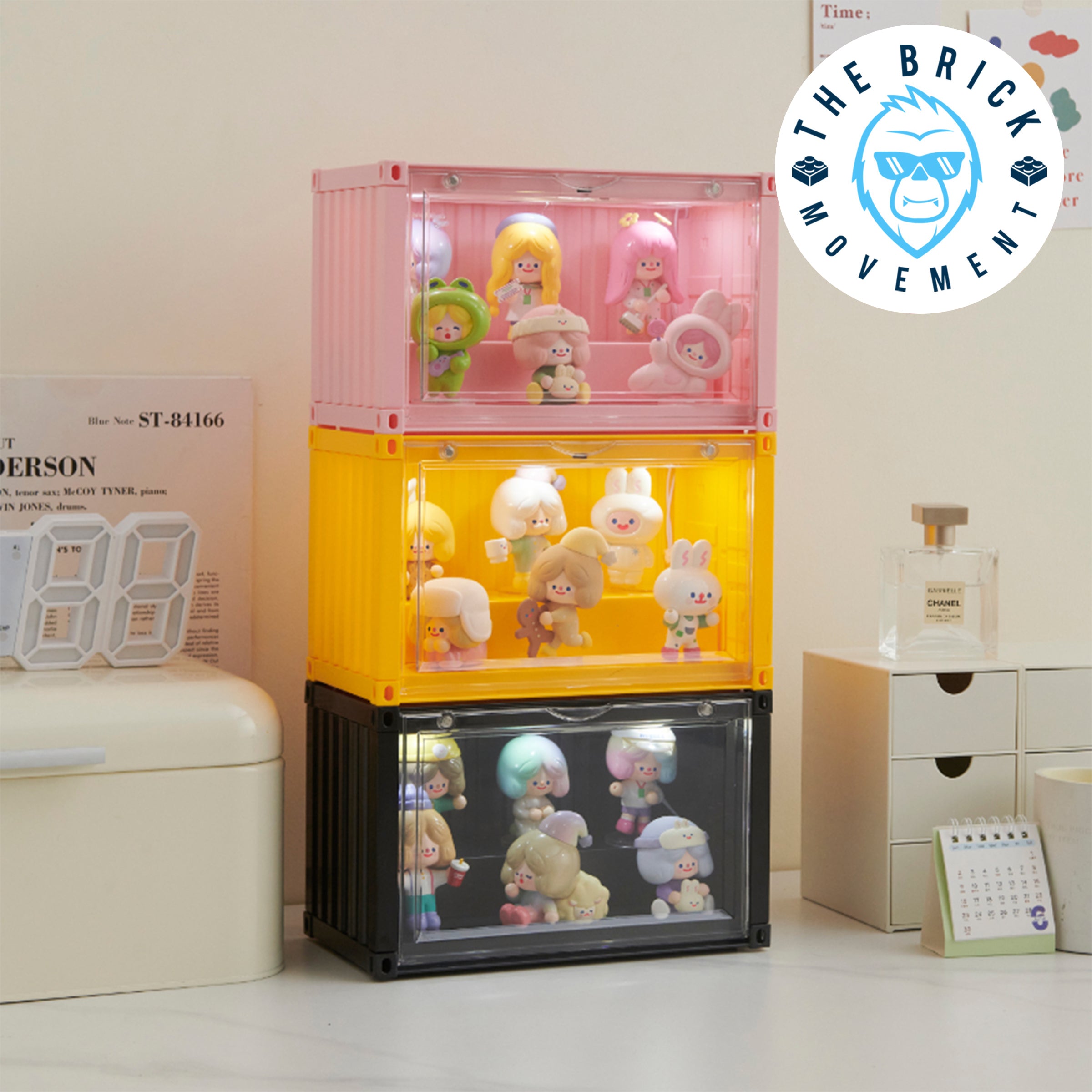 2-Layer Mini Container Style Display Case – The Brick Movement