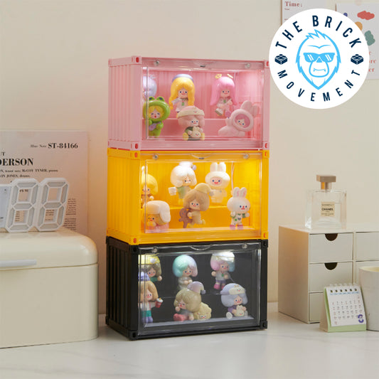 2-Layer Mini Container Style Display Case