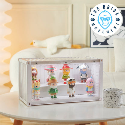 2-Layer Mini Container Style Display Case