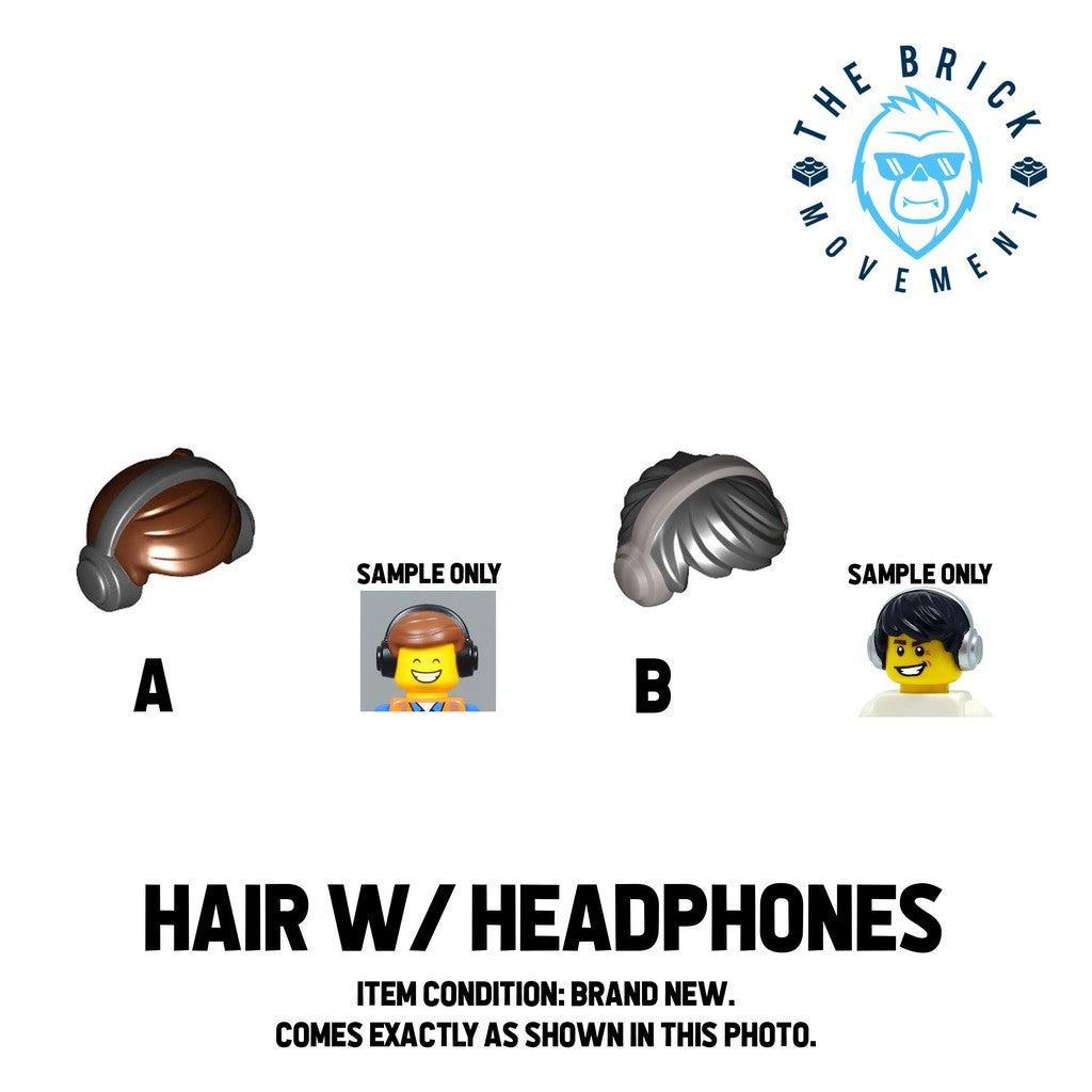 LEGO ACCESSORIES - MINIFIGURE HAIR - Headphones