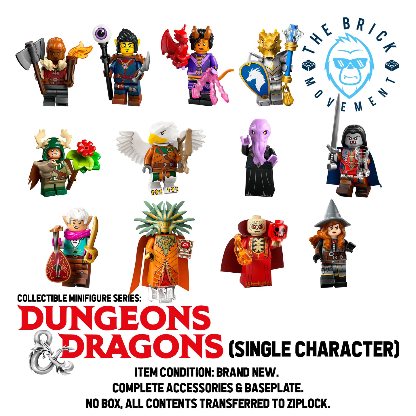 LEGO Collectible Minifigure Series Dungeons & Dragons: Single Character Minifigure