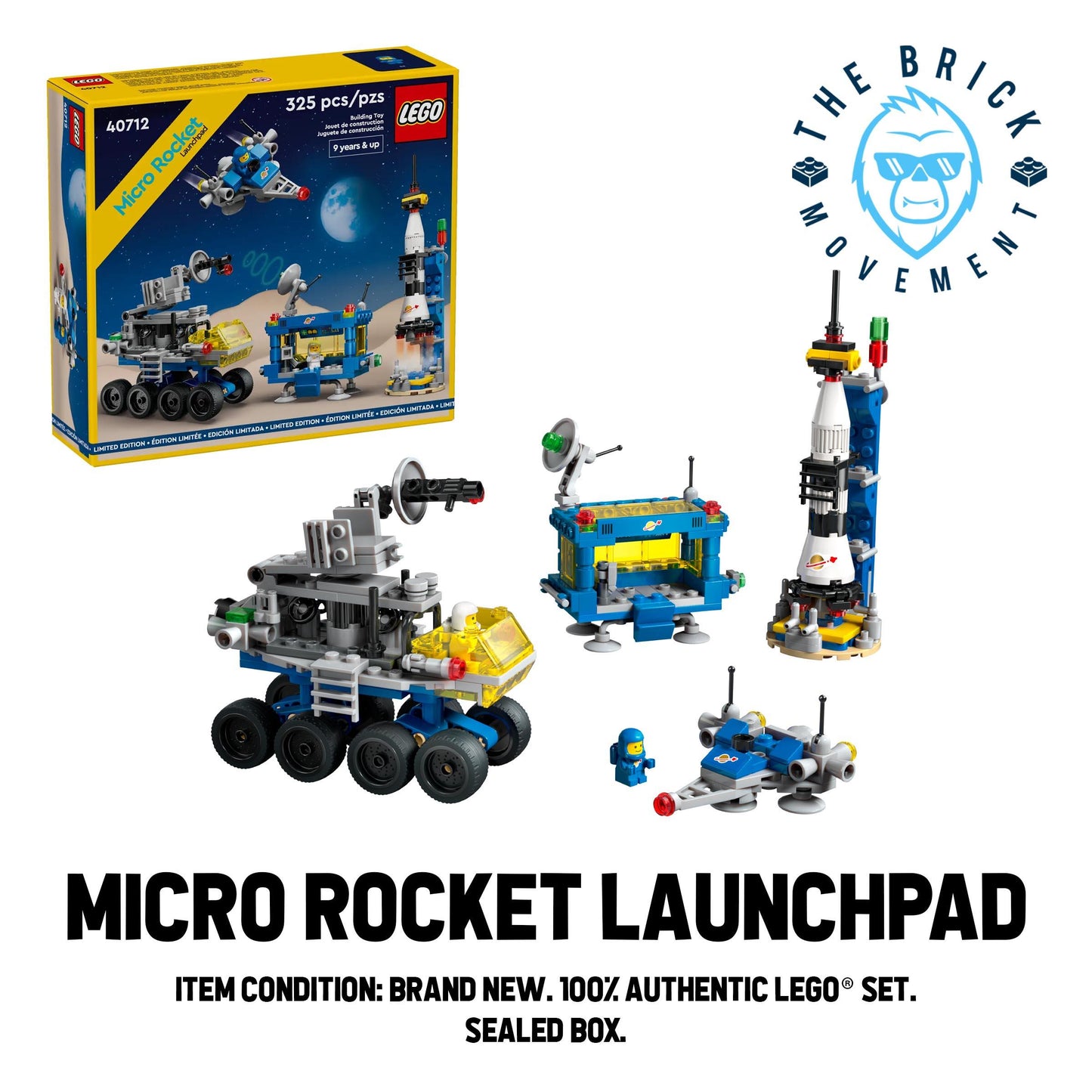 LEGO 40712 Micro Rocket Launchpad Set