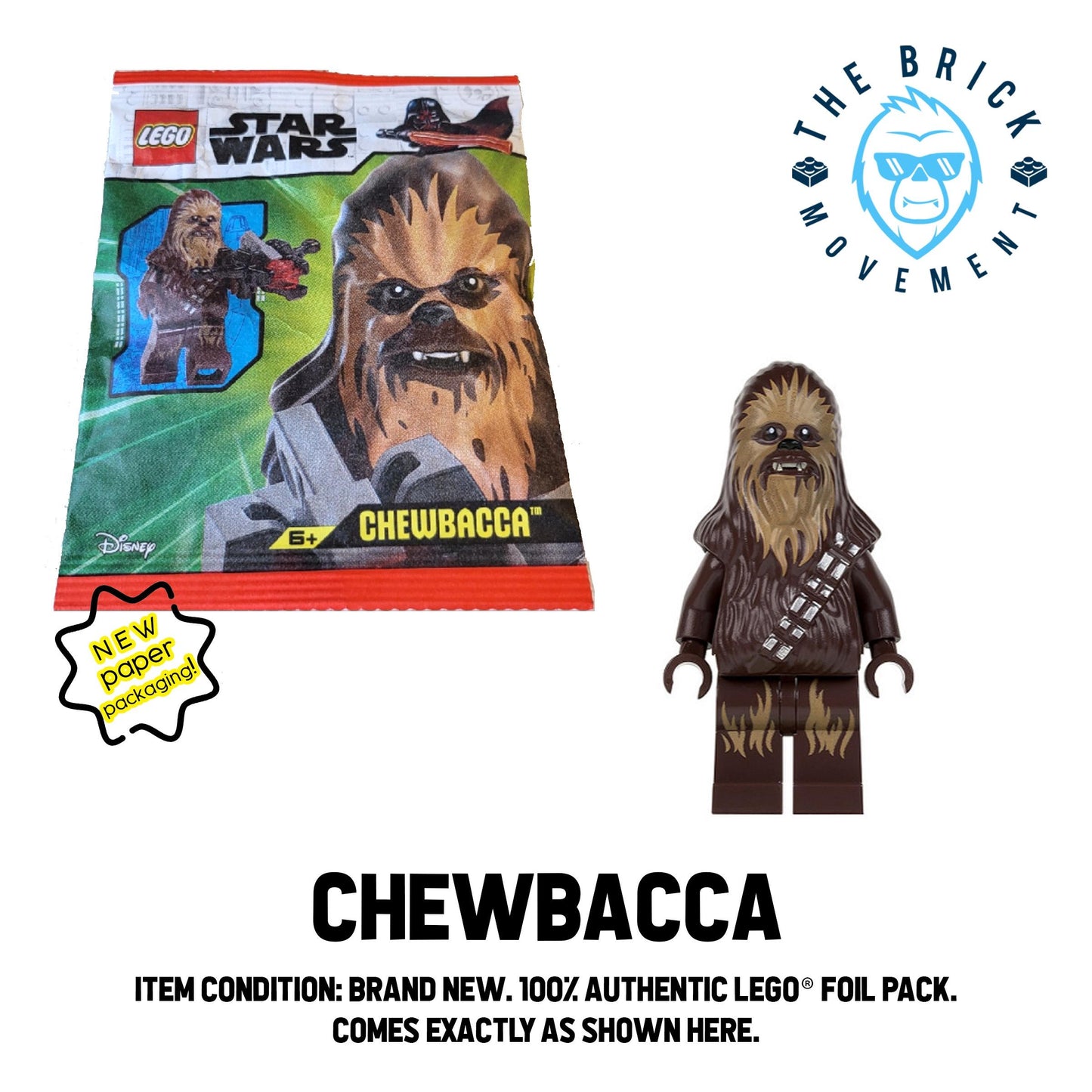 LEGO STAR WARS Chewbacca Foil Pack