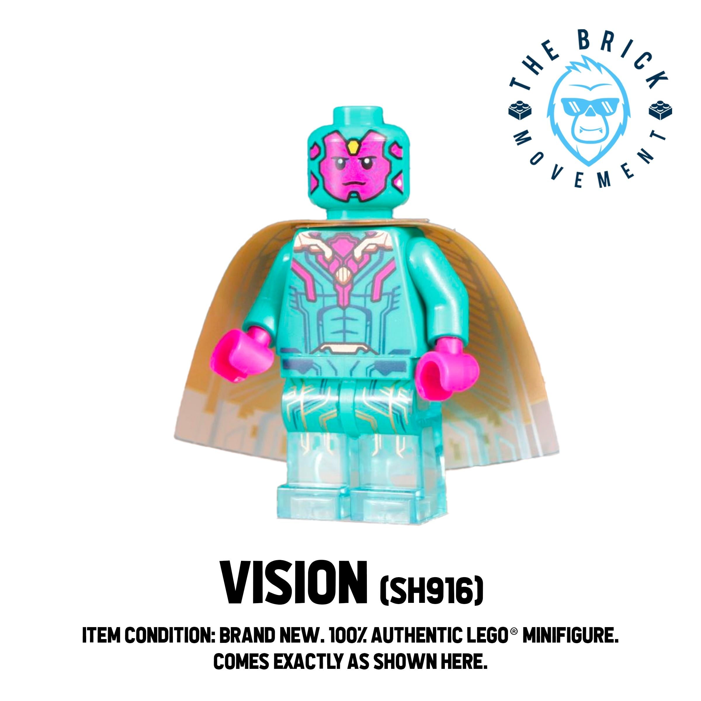 LEGO MARVEL Vision Minifigure – The Brick Movement