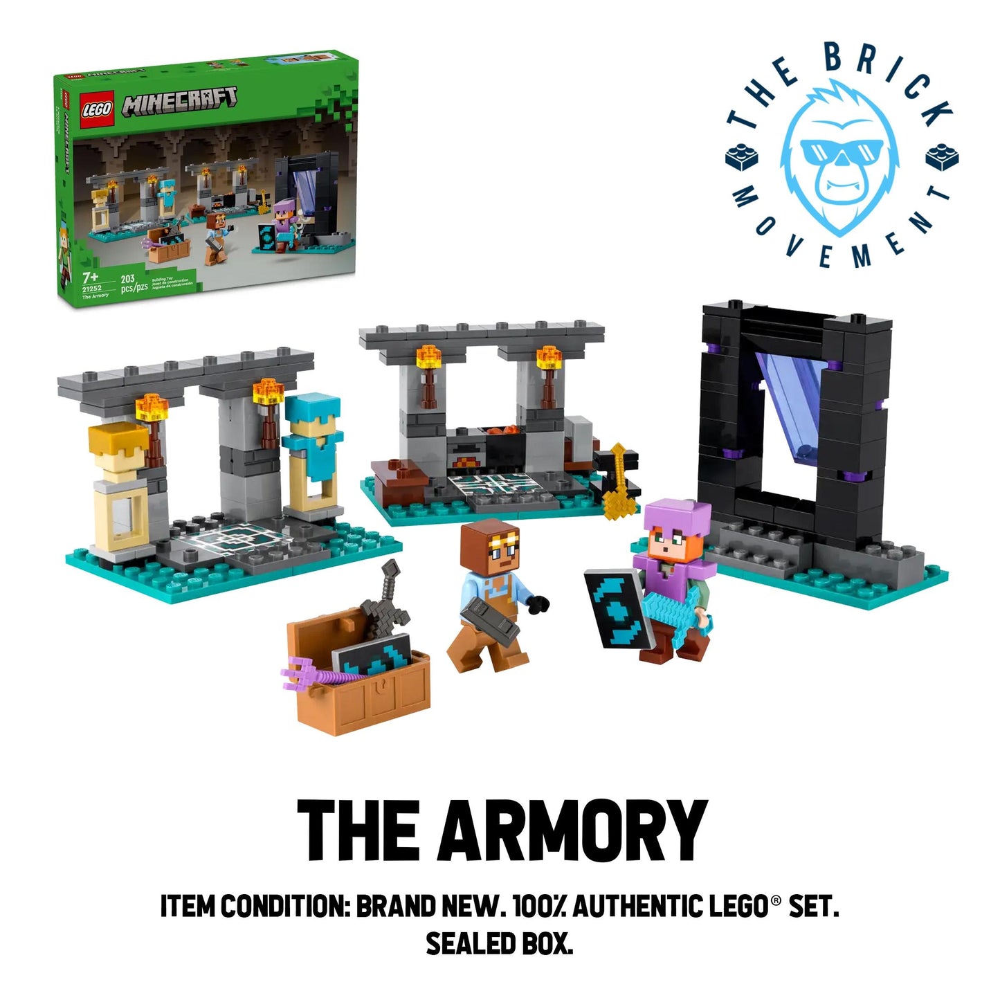 LEGO MINECRAFT 21252 The Armory Set