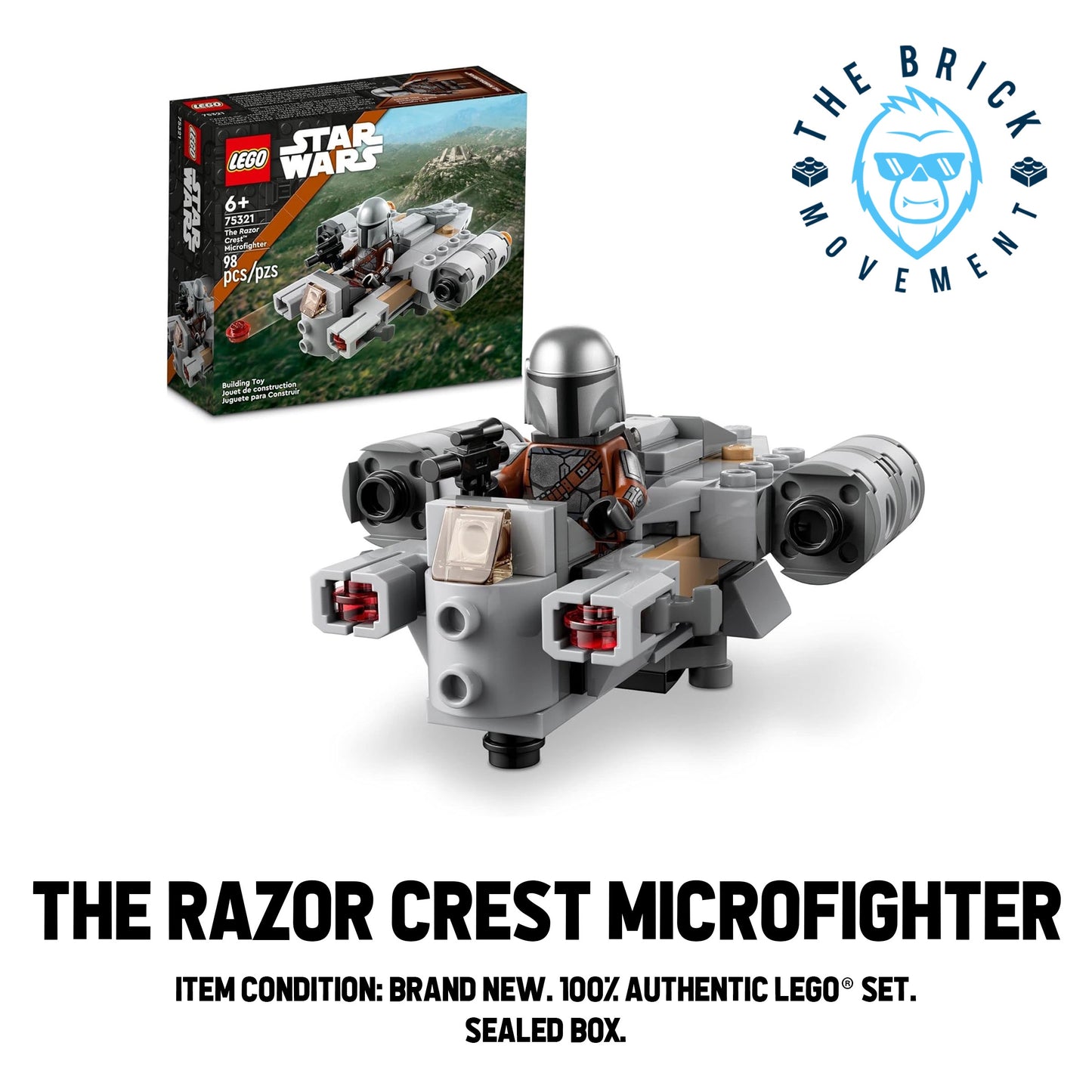 LEGO STAR WARS 75321 The Razor Crest Microfighter Set