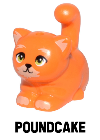 LEGO ACCESSORIES - ANIMAL - Cat (Large, Sitting)