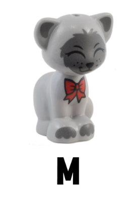 LEGO ACCESSORIES - ANIMAL - Cat (Friends, Sitting)