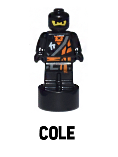 LEGO ACCESSORIES - STATUETTE - NINJAGO Cole / Jay