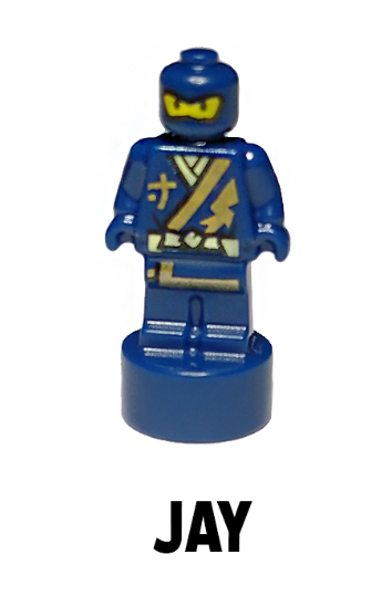 LEGO ACCESSORIES - STATUETTE - NINJAGO Cole / Jay