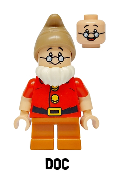 LEGO DISNEY The Seven Dwarfs Minifigures