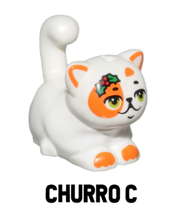 LEGO ACCESSORIES - ANIMAL - Cat (Large, Sitting)