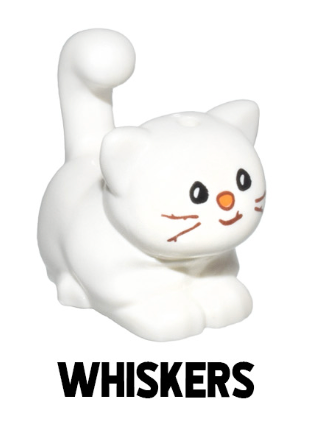 LEGO ACCESSORIES - ANIMAL - Cat (Large, Sitting)