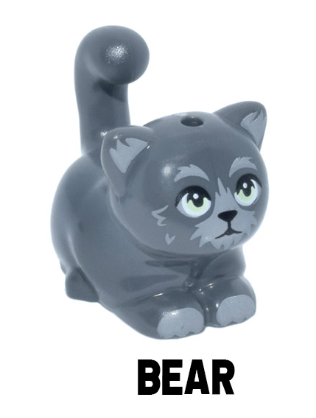 LEGO ACCESSORIES - ANIMAL - Cat (Large, Sitting)