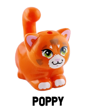 LEGO ACCESSORIES - ANIMAL - Cat (Large, Sitting)