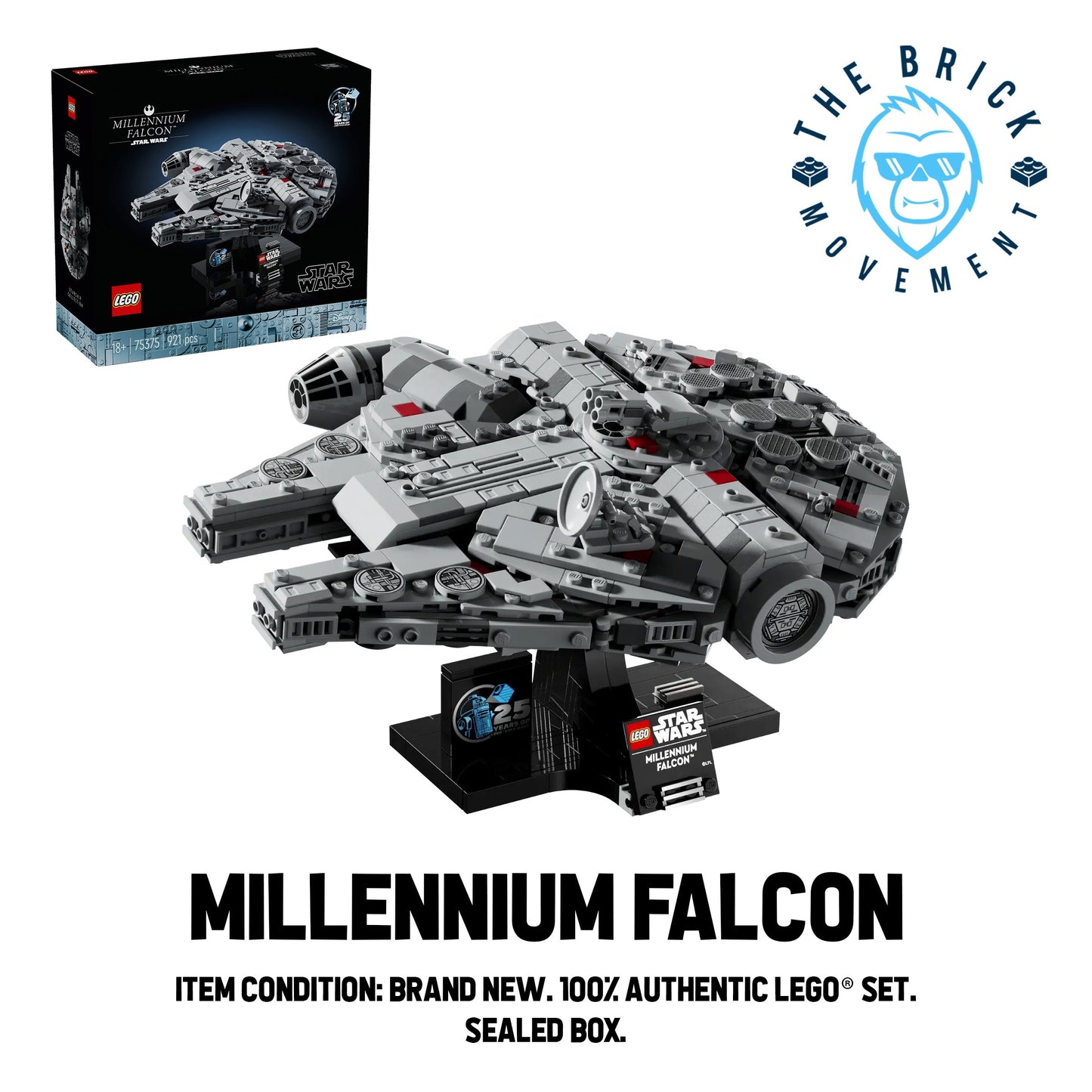 LEGO STAR WARS 75375 Millennium Falcon Set