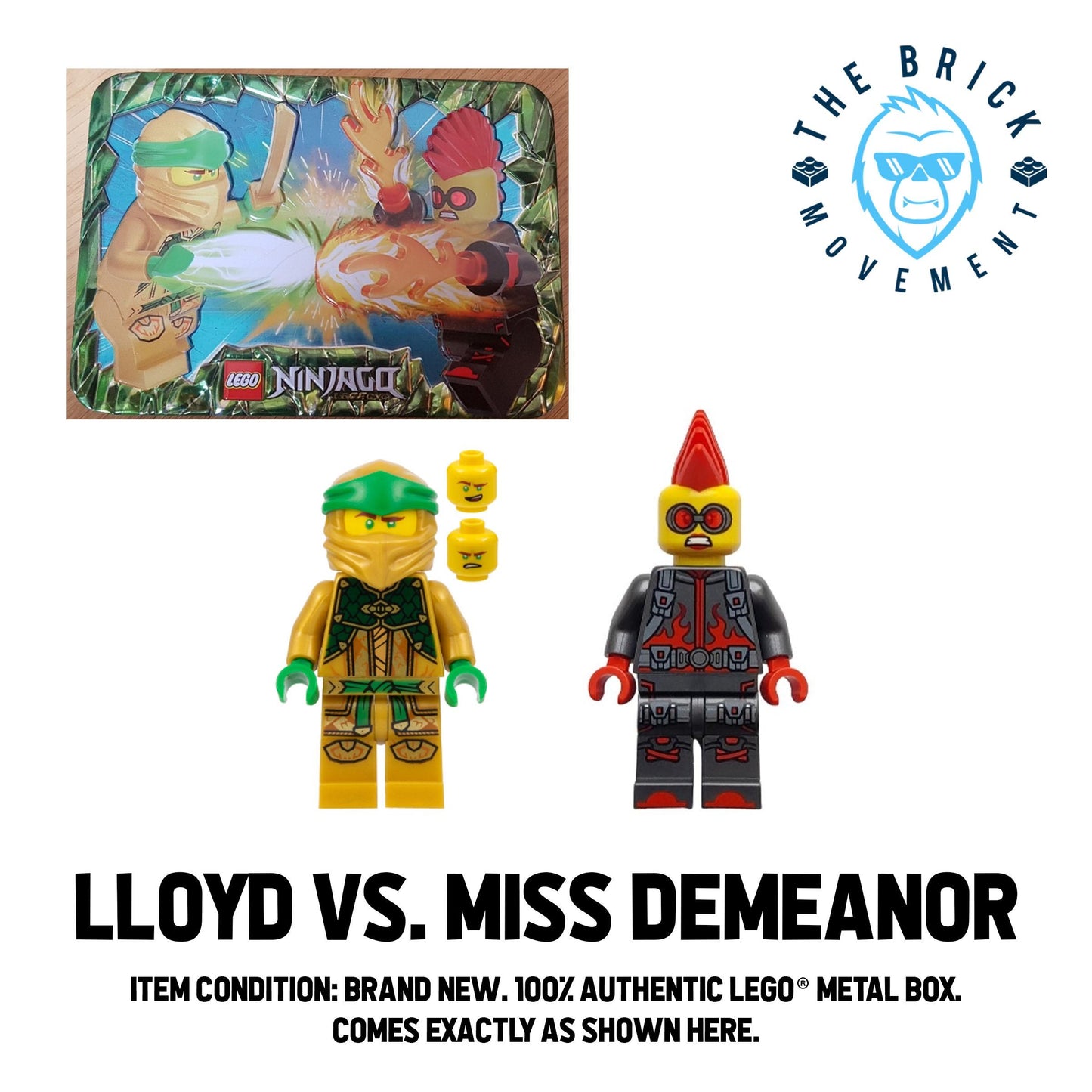 LEGO NINJAGO Lloyd vs. Miss Demeanor Metal Box