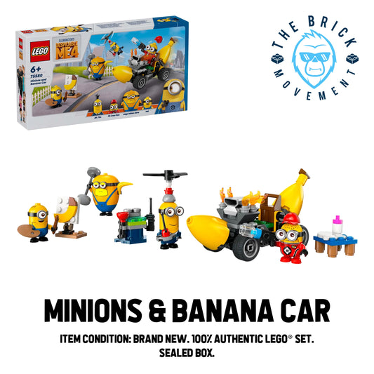 LEGO MINIONS 75580 Minions and Banana Car Set