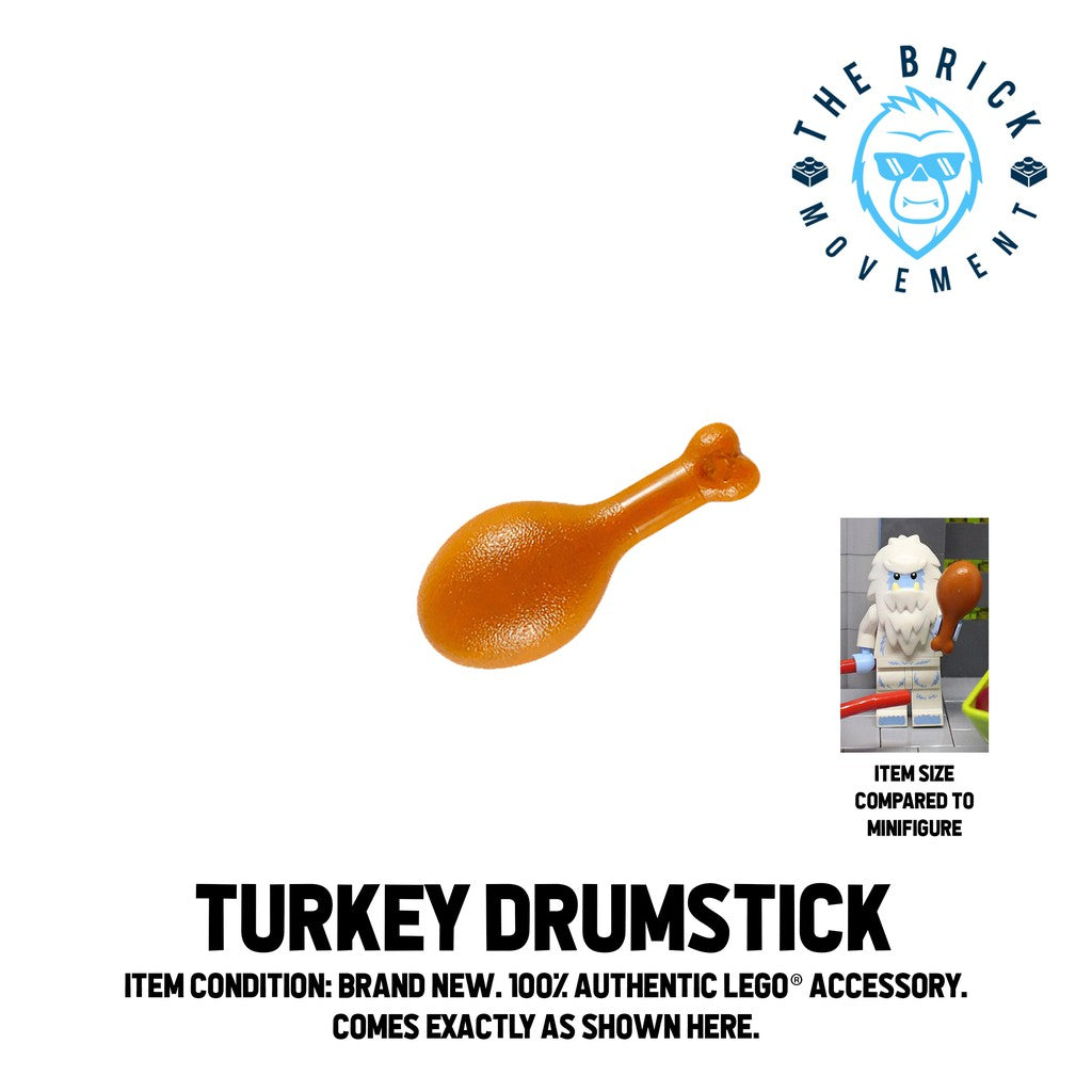 LEGO ACCESSORIES - FOOD - Turkey Drumstick