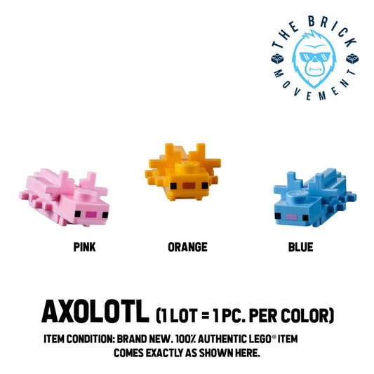 LEGO ACCESSORIES - ANIMAL - MINECRAFT Axolotl (Set of 3)