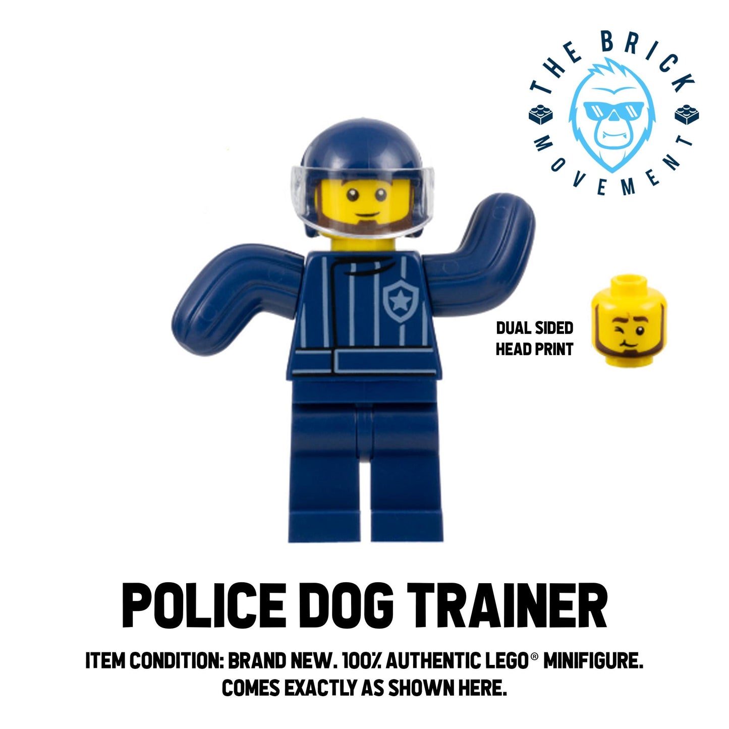 LEGO CITY Police Dog Trainer Minifigure