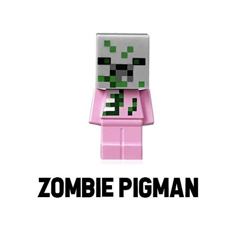 LEGO Minecraft Baby Zombie / Baby Zombie Pigman Minifigures