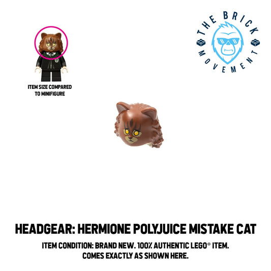 LEGO ACCESSORIES - MINIFIGURE HEADGEAR - Cat (Hermione Polyjuice Mistake)