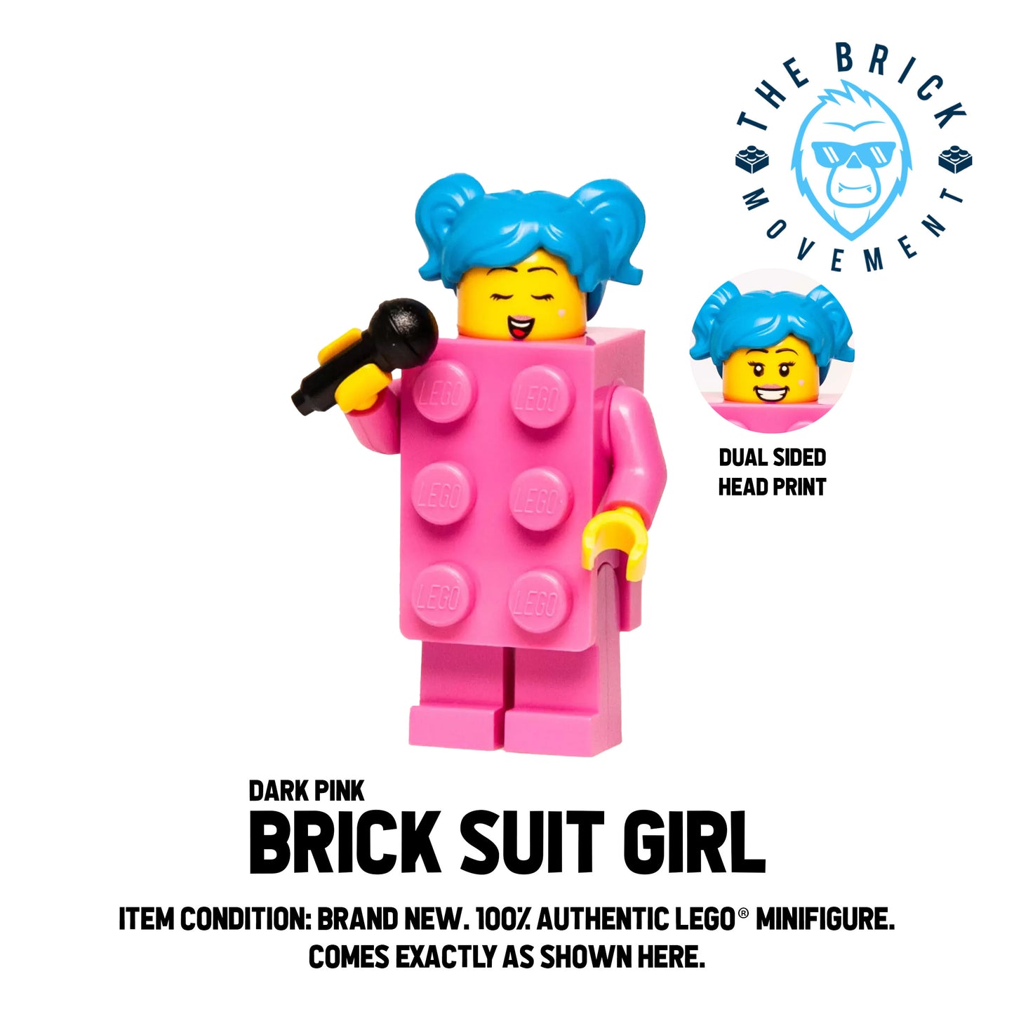 LEGO BAM Brick Suit Girl Minifigure