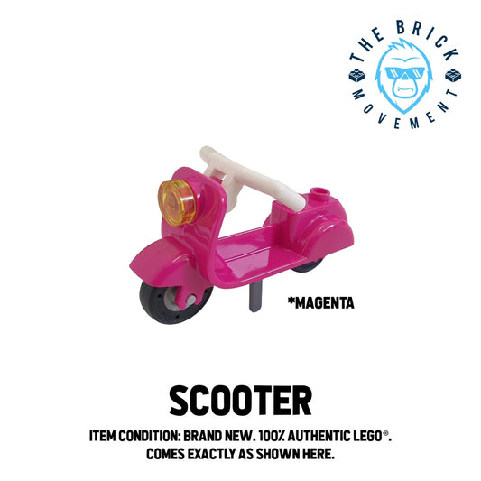 LEGO ACCESSORIES - BICYCLE - Scooter / Vespa (Magenta)