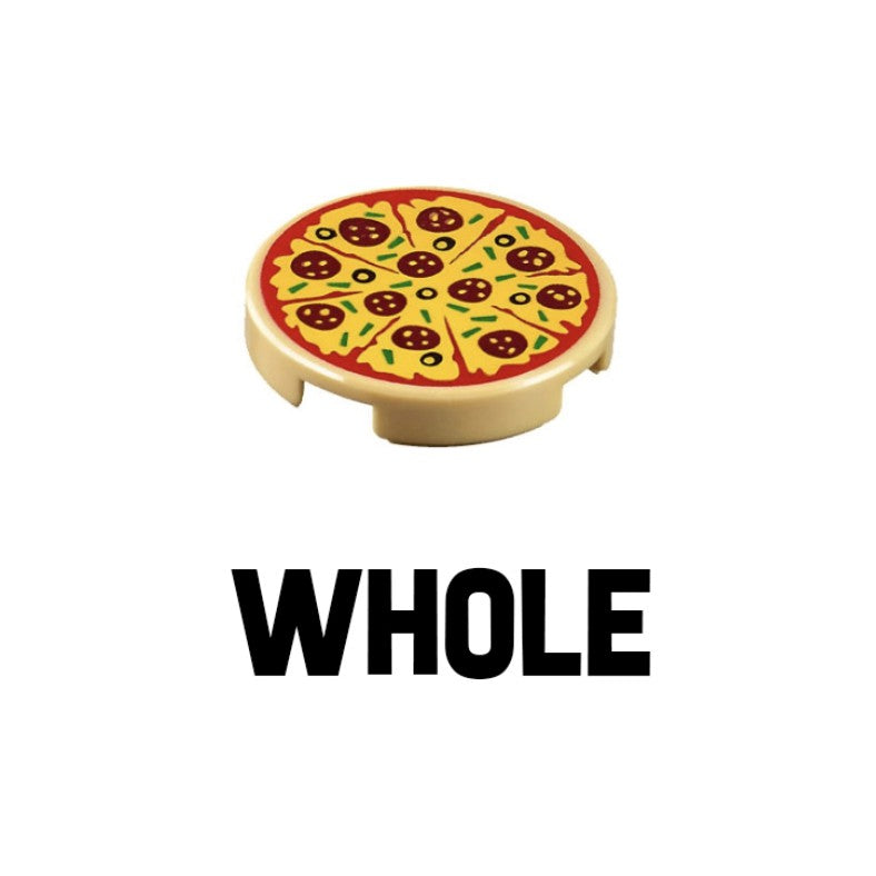 LEGO ACCESSORIES - FOOD - Printed Tile (Pizza)