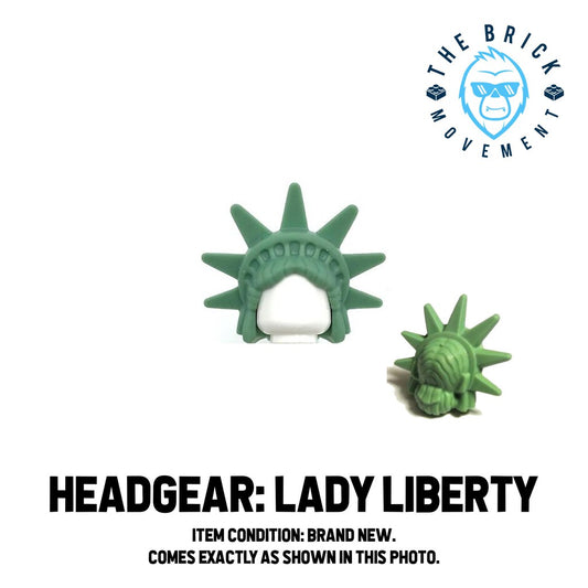 LEGO ACCESSORIES - MINIFIGURE HEADGEAR - Lady Liberty