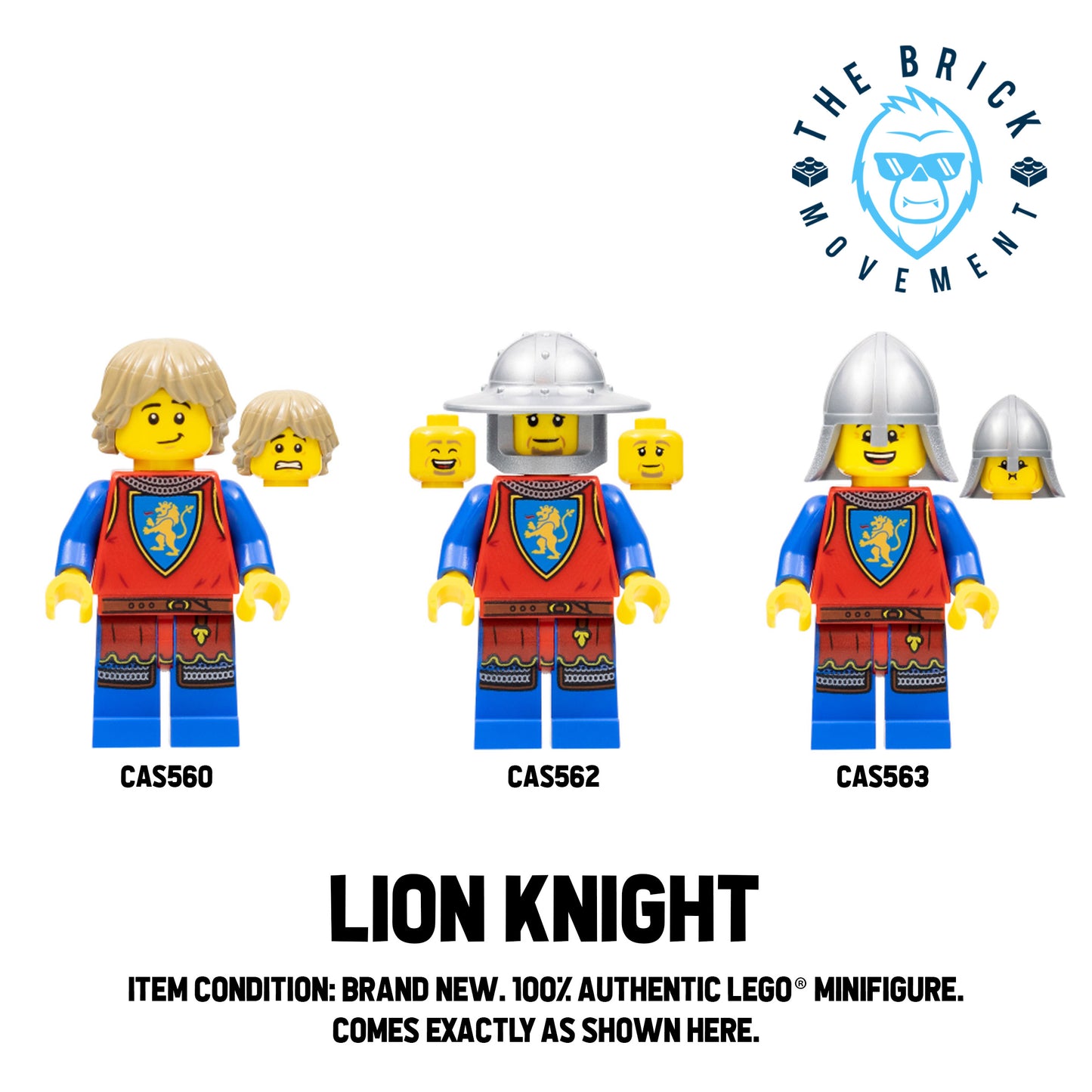 LEGO CASTLE Lion Knight Male Minifigure