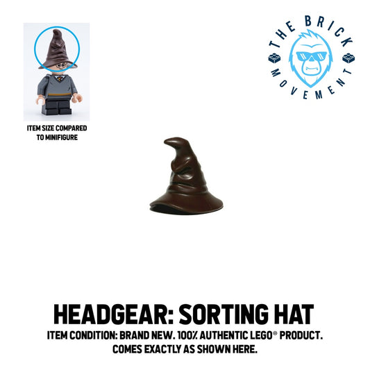 LEGO ACCESSORIES - MINIFIGURE HEADGEAR - HARRY POTTER Hogwarts Sorting Hat