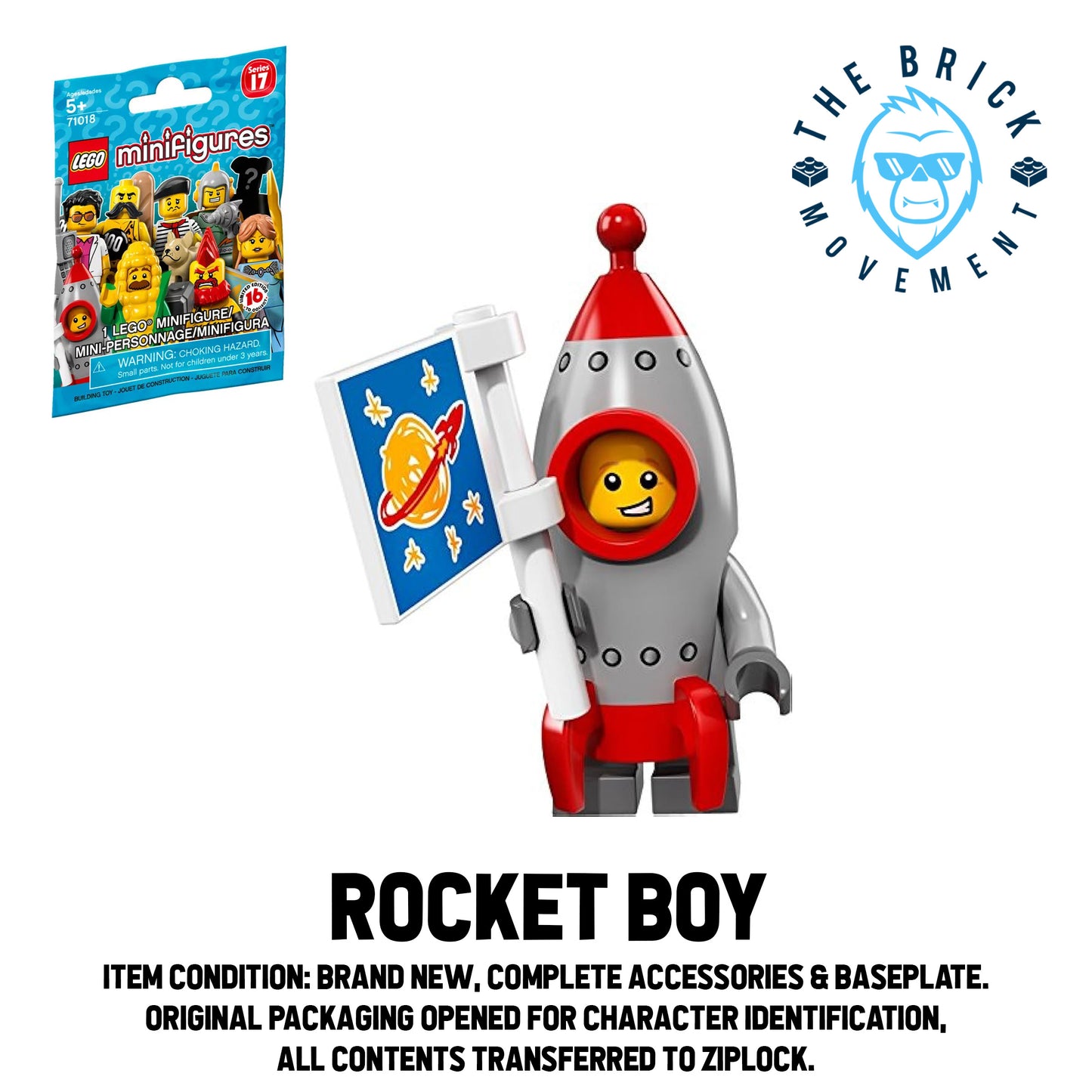 LEGO Collectible Minifigure Series 17: Rocket Boy Minifigure